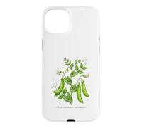 Illustration de Plantes de Pois Mange-Tout Pisum sativum var. macrocarpon Coque pour iPhone 15 Plus