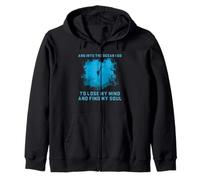 Illustration de plongée sous-Marine avec Citation de l'âme sous-Marine Sweat à Capuche