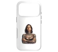 Illustration de Portrait de Femme tatouée sans Peur Coque pour iPhone 17 Pro