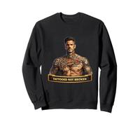 Illustration de Portrait de Guerrier Tatouage résilient Sweatshirt