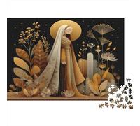 Illustration de Princesse 1000pcs (75x50cm) Puzzle pour Adultes - Éléments du désert et végétaux,Jouet De DIY