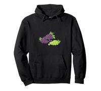 Illustration de raisins doux violets et verts Sweat à Capuche