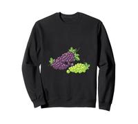 Illustration de raisins doux violets et verts Sweatshirt