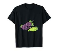 Illustration de raisins doux violets et verts T-Shirt