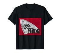 Illustration de Requin Classique en Mode Attaque de mâchoires T-Shirt
