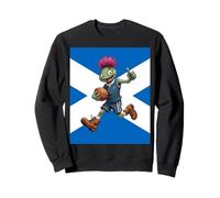 Illustration de Rugby Chardon écossais ludique Sweatshirt