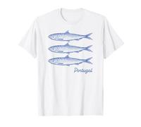 Illustration de sardine du Portugal, sardine portugaise vintage T-Shirt
