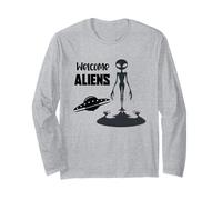 Illustration de Science-Fiction Extraterrestre sortant de l'ombre Manche Longue