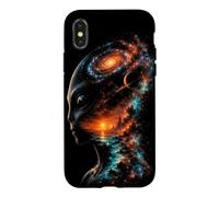 Illustration de Science-Fiction représentant Une planète Cosmique Coque pour iPhone X/XS