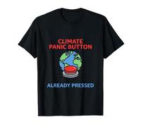 Illustration de Sensibilisation à l'environnement d'alerte Climatique planète T-Shirt