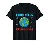 Illustration de Sensibilisation à l'environnement d'avertissement du système planétaire T-Shirt