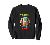 Illustration de Sensibilisation à l'environnement de l'indicateur Climatique CO2 Sweatshirt