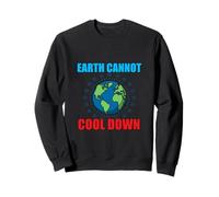 Illustration de Sensibilisation au Climat Message de Refroidissement planète Sweatshirt