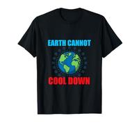 Illustration de Sensibilisation au Climat Message de Refroidissement planète T-Shirt