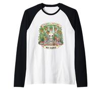 Illustration de Squelette Mignon avec Plantes et Potions Manche Raglan