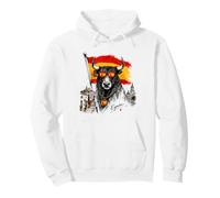 Illustration de Taureau Espagnol Croquis Drapeau Espagne Pays fierté Sweat à Capuche
