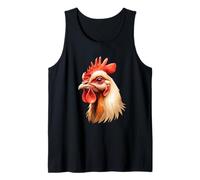 Illustration de tête Coq stylisée Débardeur
