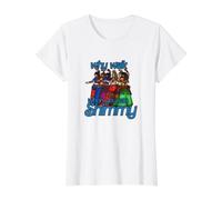 Illustration de Troupe de Danseuse du Ventre T-Shirt Graphique avec Valeur, Femme, Blanc, S