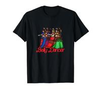 Illustration de Troupe de Danseuse du Ventre T-Shirt Graphique avec Valeur, Homme, Noir, M