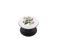 Illustration de Vigne de cœur saignant Clerodendrum Thomsoniae PopSockets PopGrip Adhésif