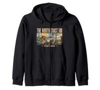 Illustration de Voyage The North Coast 500 Écosse Sweat à Capuche