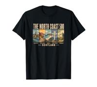 Illustration de Voyage The North Coast 500 Écosse T-Shirt Graphique avec Valeur