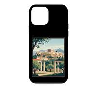 Illustration de Voyage Vintage d'Athènes Grèce Acropole Ancienne Ruines Coque pour iPhone 12 Mini