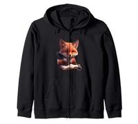 Illustration d'écriture Smart Fox Sweat à Capuche