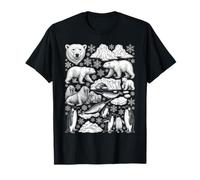 Illustration des Animaux de l'Arctique La Faune Arctique T-Shirt