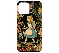 Illustration des Personnages d'Alice au Pays des Merveilles Lewis Carroll Coque pour iPhone 12 Pro Max