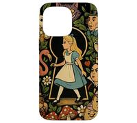 Illustration des Personnages d'Alice au Pays des Merveilles Lewis Carroll Coque pour iPhone 14 Pro Max