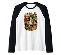 Illustration des Personnages d'Alice au Pays des Merveilles Lewis Carroll Manche Raglan