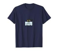 Illustration d'humeur positive en forme de chat mignon T-Shirt