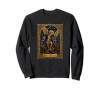 Illustration d'icône de Style Manuscrit Saint Michel l'archange Sweatshirt