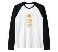 Illustration d'oeil d'art Japonais de Style Kintsugi Manche Raglan