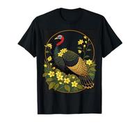 Illustration d'oiseaux Sauvages de Dinde et de Jasmin T-Shirt