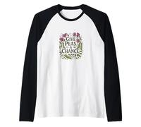 Illustration « Donnez une chance aux pois » Funny Farmer Manche Raglan