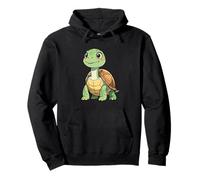 Illustration Douce de Tortue Sweat à Capuche