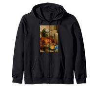 Illustration drôle d'alien sur Le canapé de Pomme de Terre UFO Art Snack Lover Sweat à Capuche