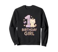 Illustration du 1er Anniversaire du Petit Chat Sweatshirt