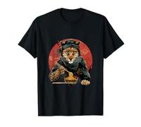 Illustration du Bol de Ramen léopard Ninja Warrior T-Shirt