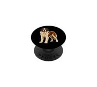 Illustration du Chien Saint-Bernard PopSockets PopGrip Adhésif