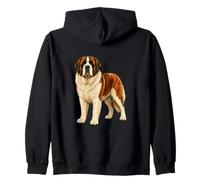 Illustration du Chien Saint-Bernard Sweat à Capuche