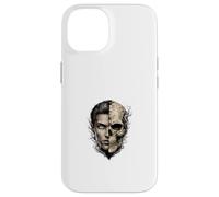 Illustration du Concept de crâne de Mort Double Face Coque pour iPhone 14