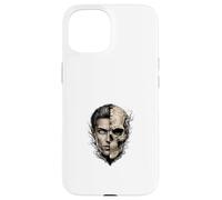 Illustration du Concept de crâne de Mort Double Face Coque pour iPhone 15
