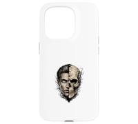 Illustration du Concept de crâne de Mort Double Face Coque pour iPhone 15 Pro