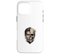 Illustration du Concept de crâne de Mort Double Face Coque pour iPhone 16 Pro Max