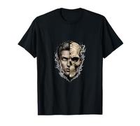 Illustration du Concept de crâne de Mort Double Face T-Shirt