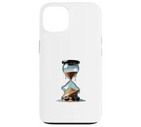Illustration du Concept du sablier de Fusion du Temps Coque pour iPhone 13