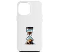 Illustration du Concept du sablier de Fusion du Temps Coque pour iPhone 13 Pro Max